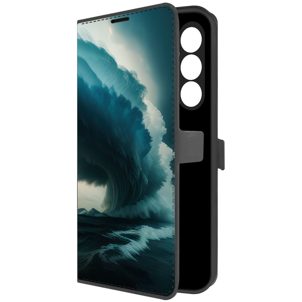 

Чехол-книжка Krutoff Eco Book для Samsung Galaxy A54 5G (A546) Торнадо (черный)