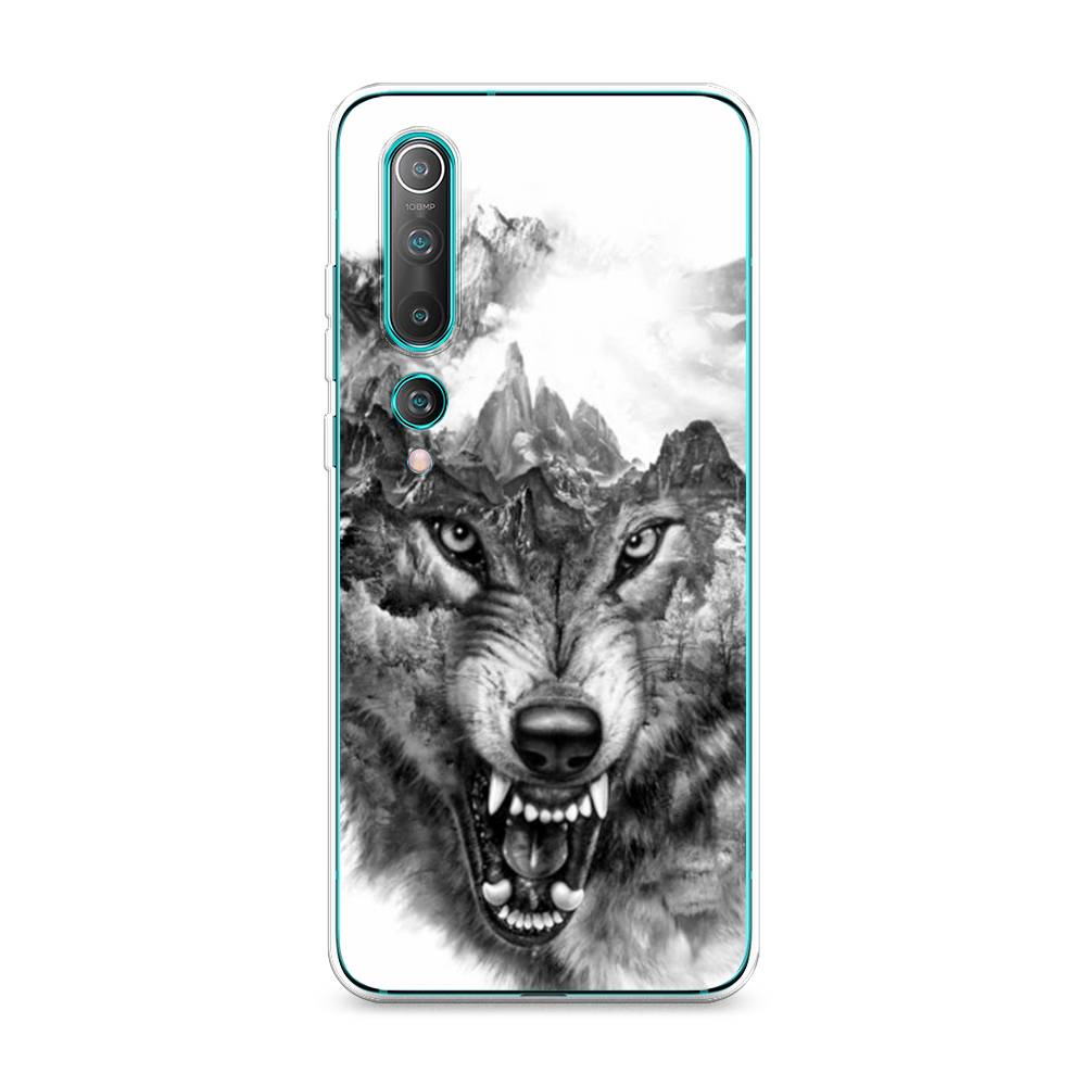 

Силиконовый чехол "Волк в горах" на Xiaomi Mi 10 Pro, Разноцветный, 37850-1