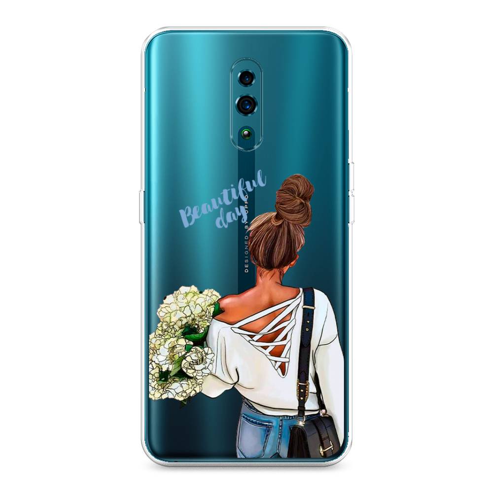 фото Силиконовый чехол "beautiful day vector" на oppo reno awog