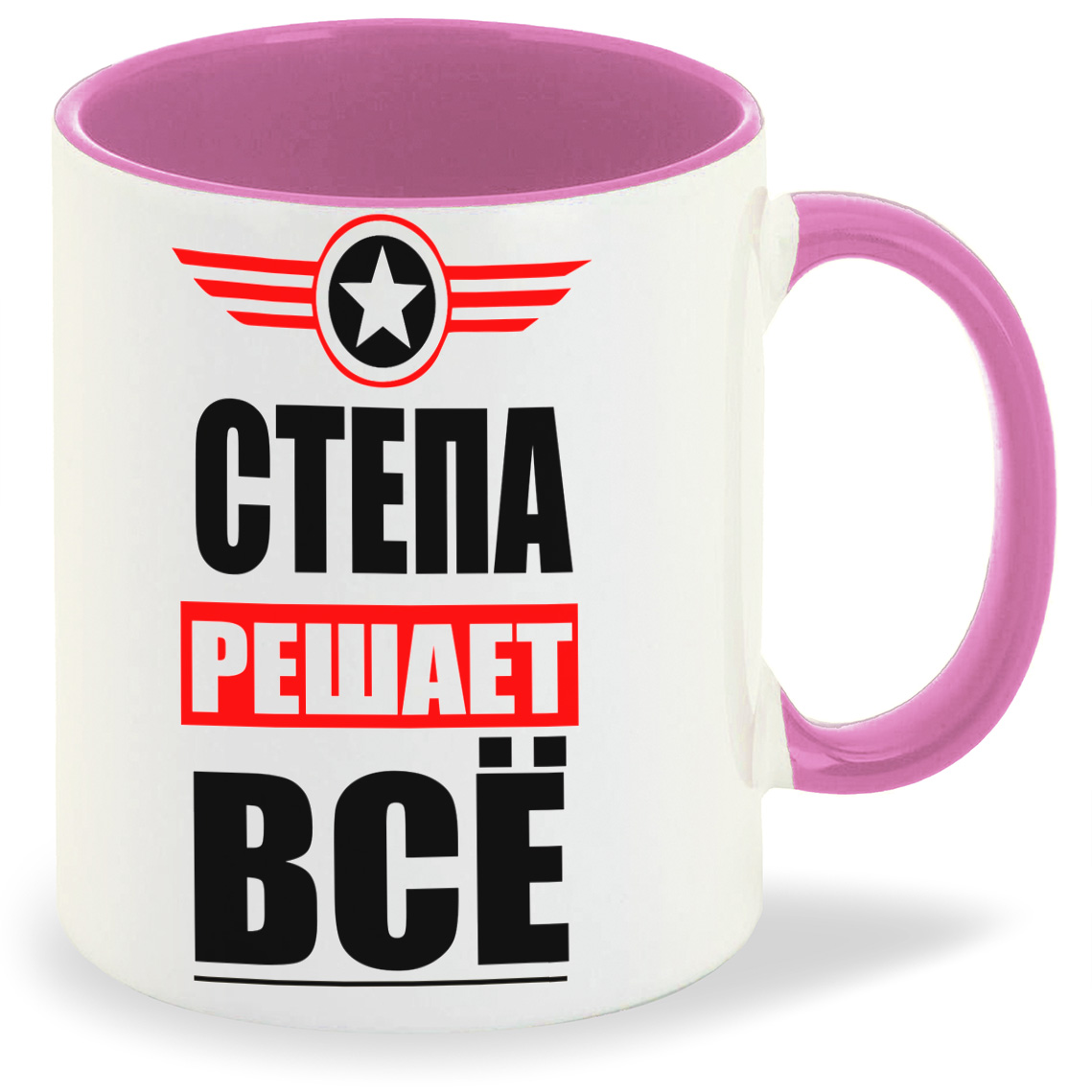 

Кружка CoolPodarok СТЕПА решает все, СТЕПА решает все