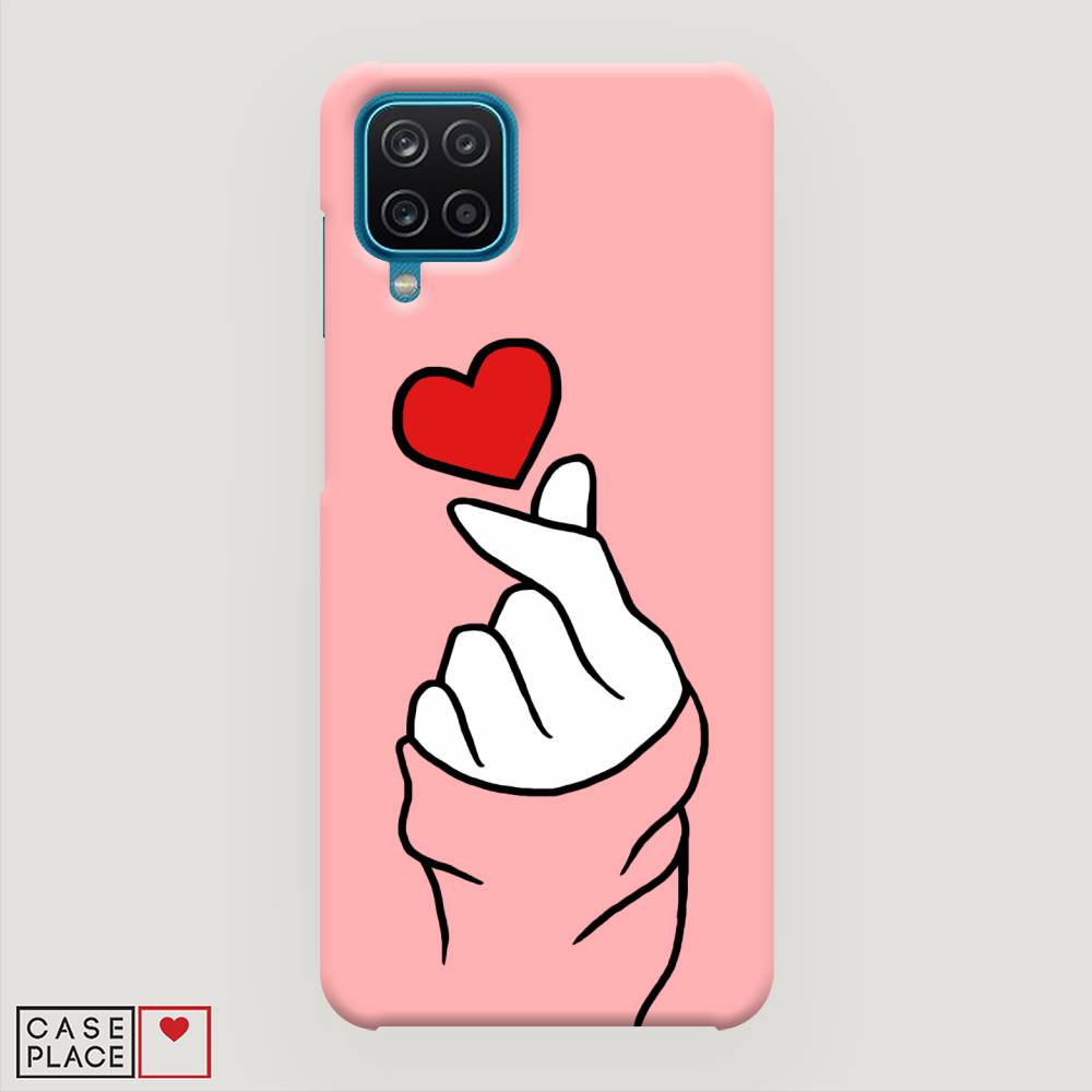 

Пластиковый чехол "Милое сердечко" на Samsung Galaxy A12, 2101620-5