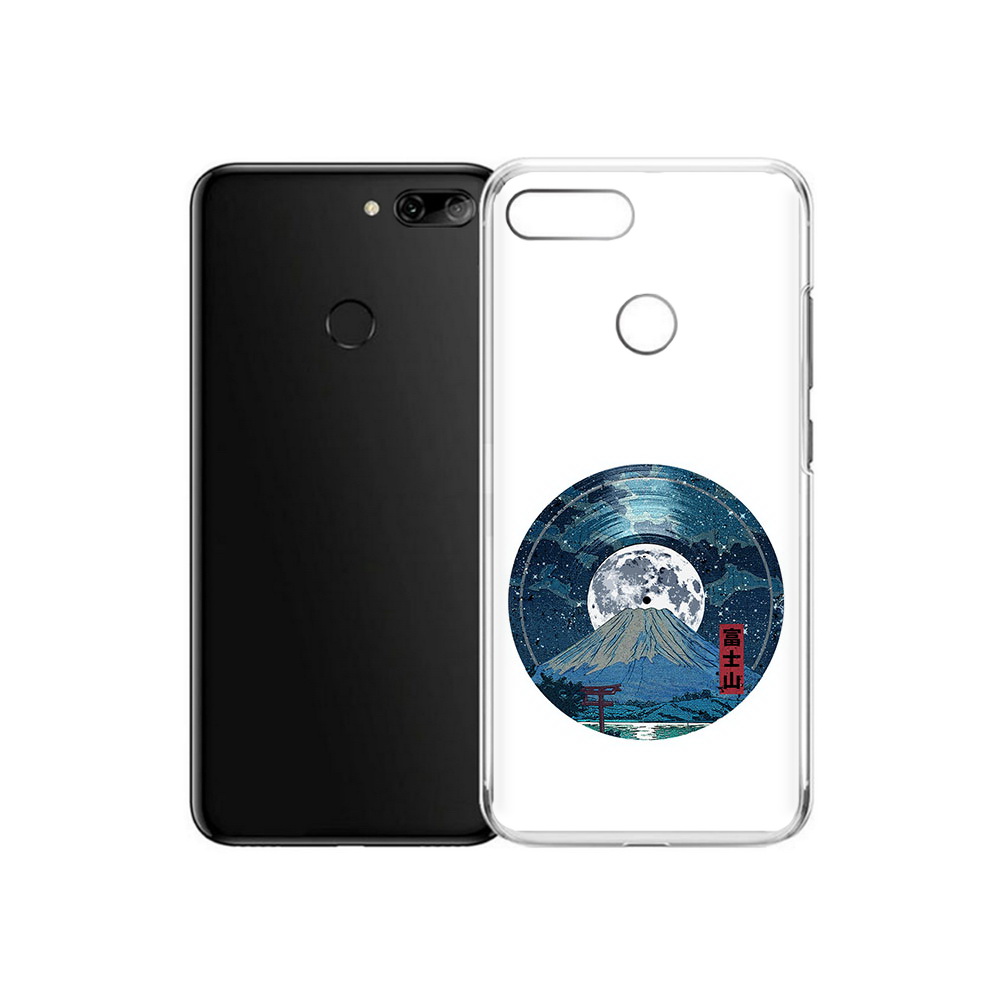 Чехол MyPads Tocco для Alcatel 1S нарисованная виниловая гора с луной (PT227137.662.497)