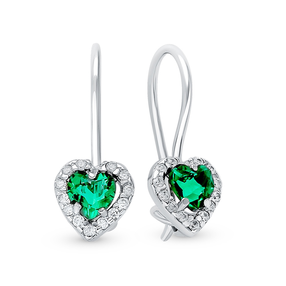

Серьги из серебра 585Gold 902000978, циркон\фианит, 902000978