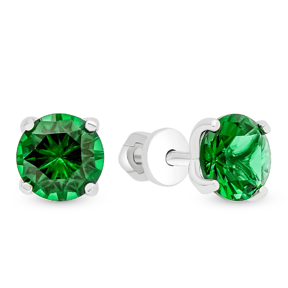 

Серьги из серебра 585Gold 702011927, фианит, 702011927