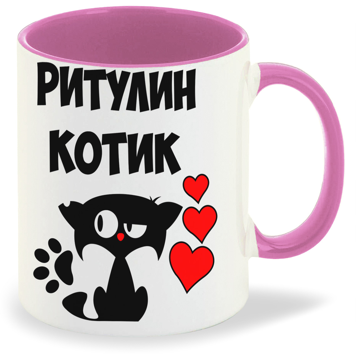 

Кружка CoolPodarok Ритулин котик, Ритулин котик