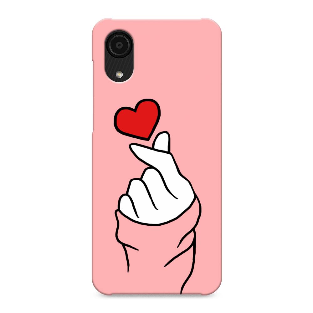 

Пластиковый чехол "Милое сердечко" на Samsung Galaxy A03 Core, 2104720-5