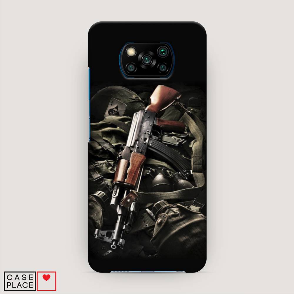 

Пластиковый чехол "Автомат" на Xiaomi Poco X3 NFC, 39220-4