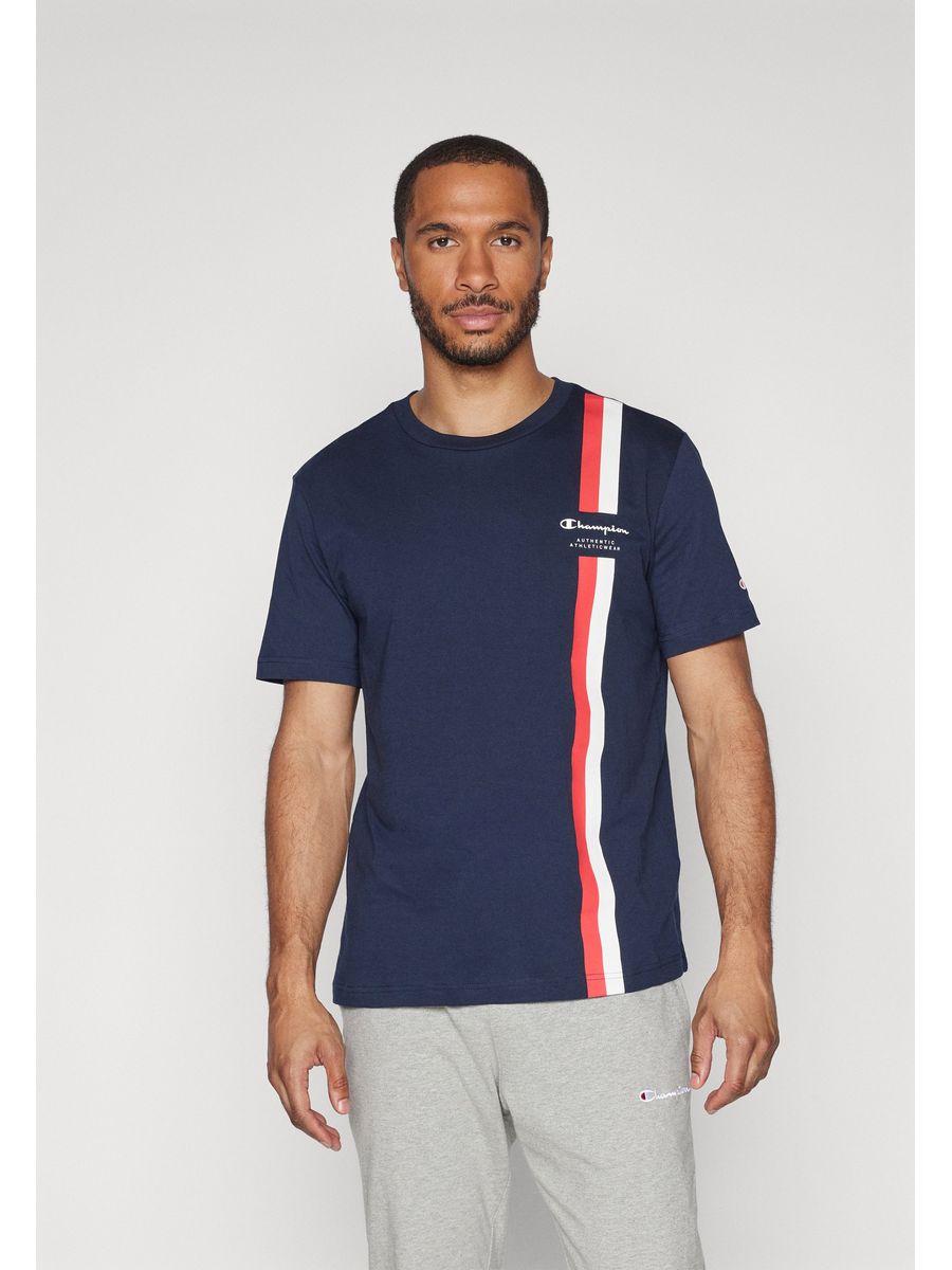 

Футболка мужская Champion C7642D0CB синяя 2XL, Синий, C7642D0CB