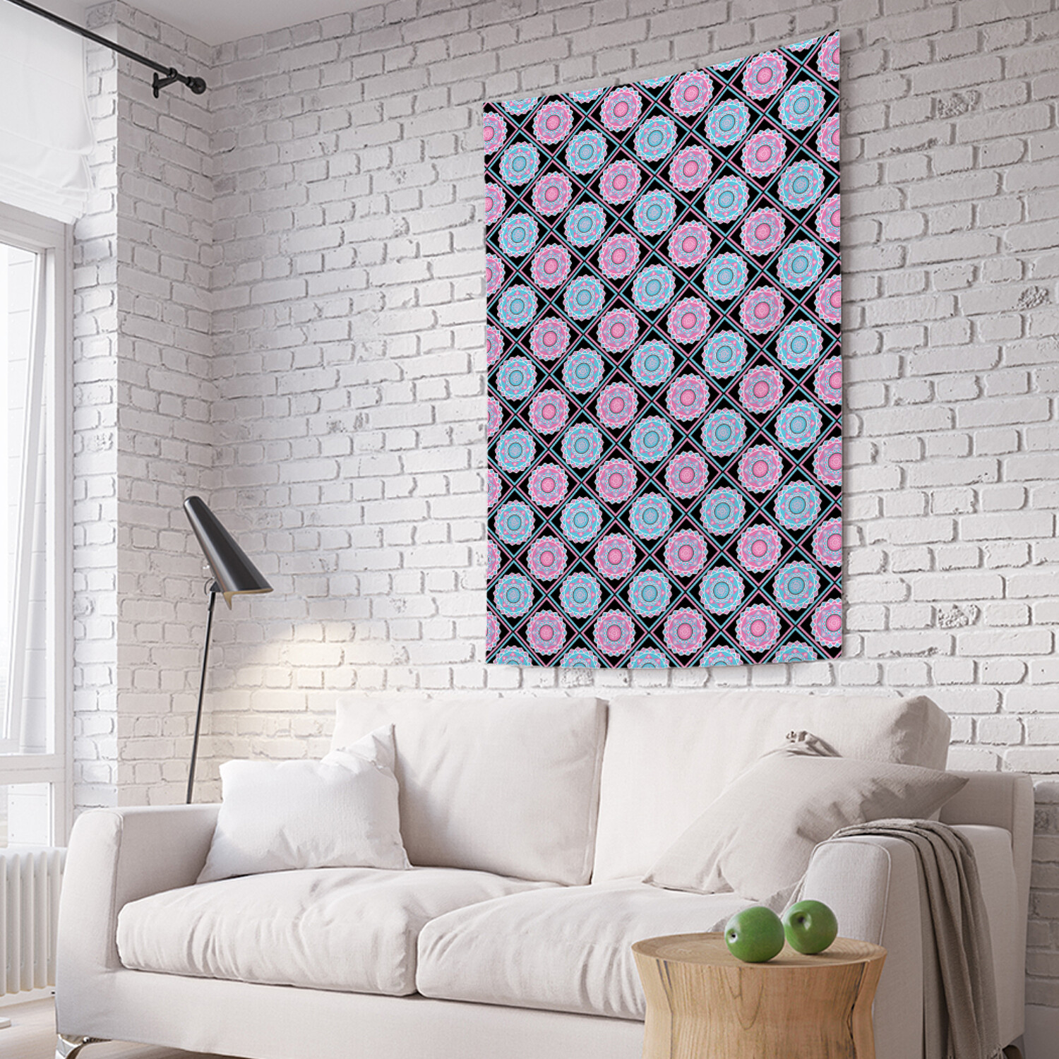 

Вертикальное фотопанно на стену JoyArty Кружевные салфетки 150x200 см, Кружевные салфетки