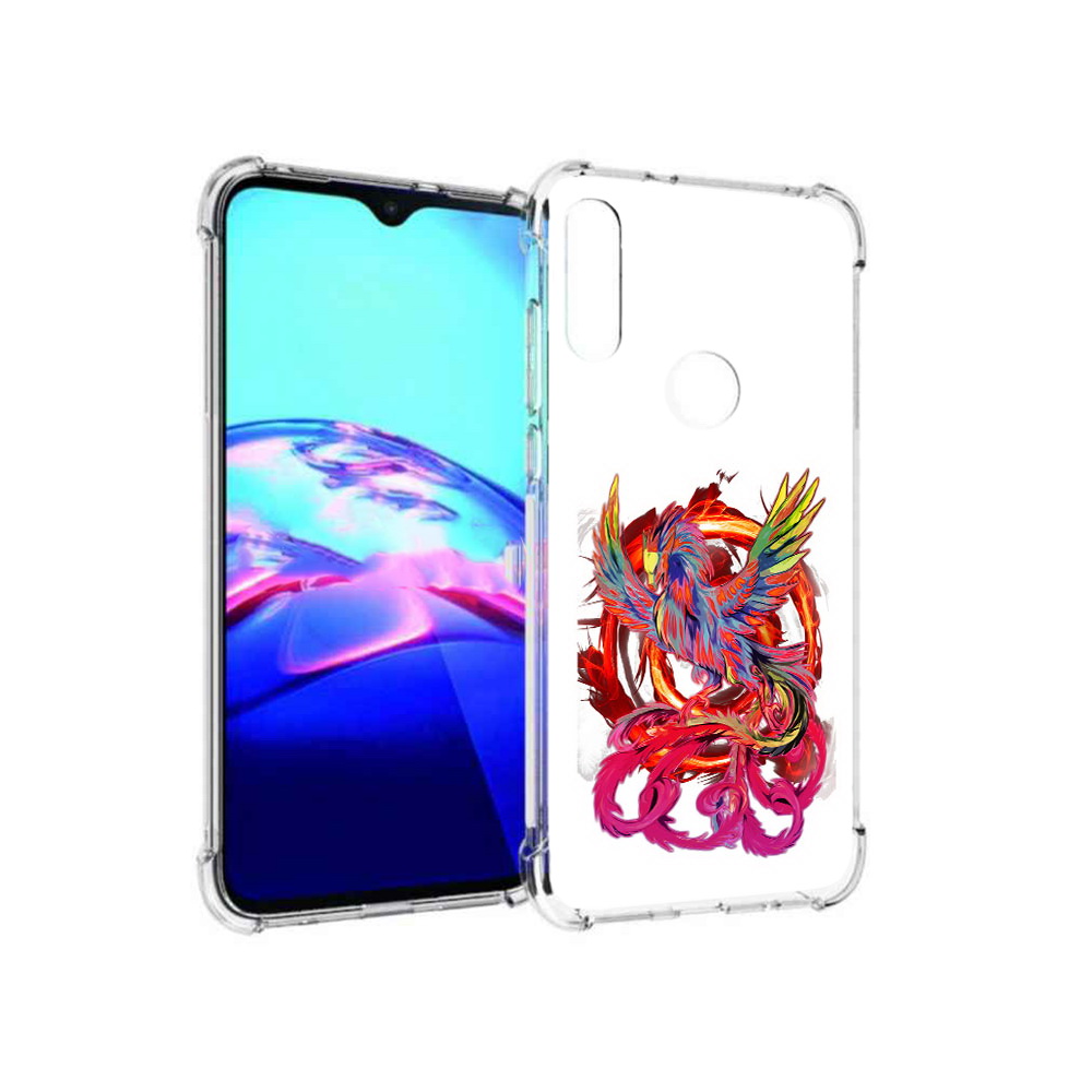 

Чехол MyPads Tocco для Motorola Moto E красочный феникс (PT227064.345.414), Прозрачный, Tocco