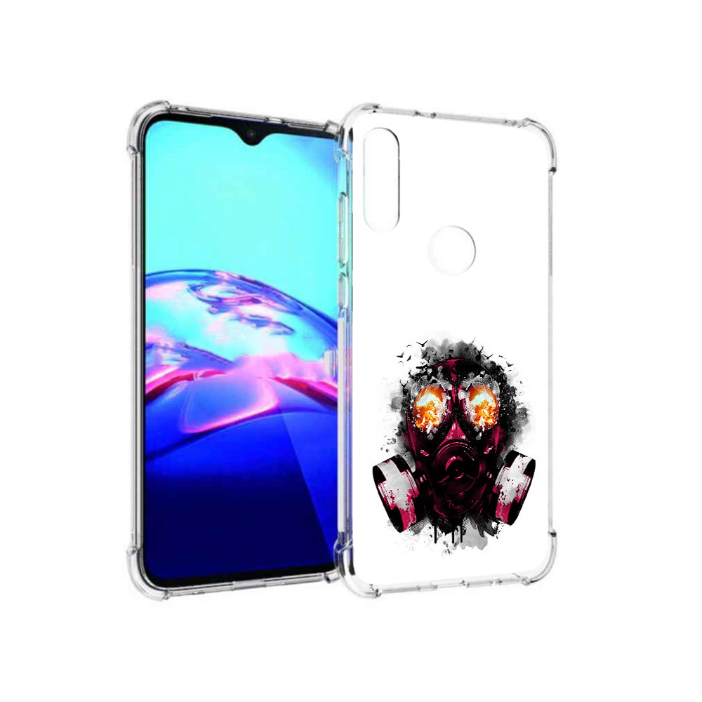 

Чехол MyPads Tocco для Motorola Moto E красный противогаз (PT227064.345.412), Прозрачный, Tocco