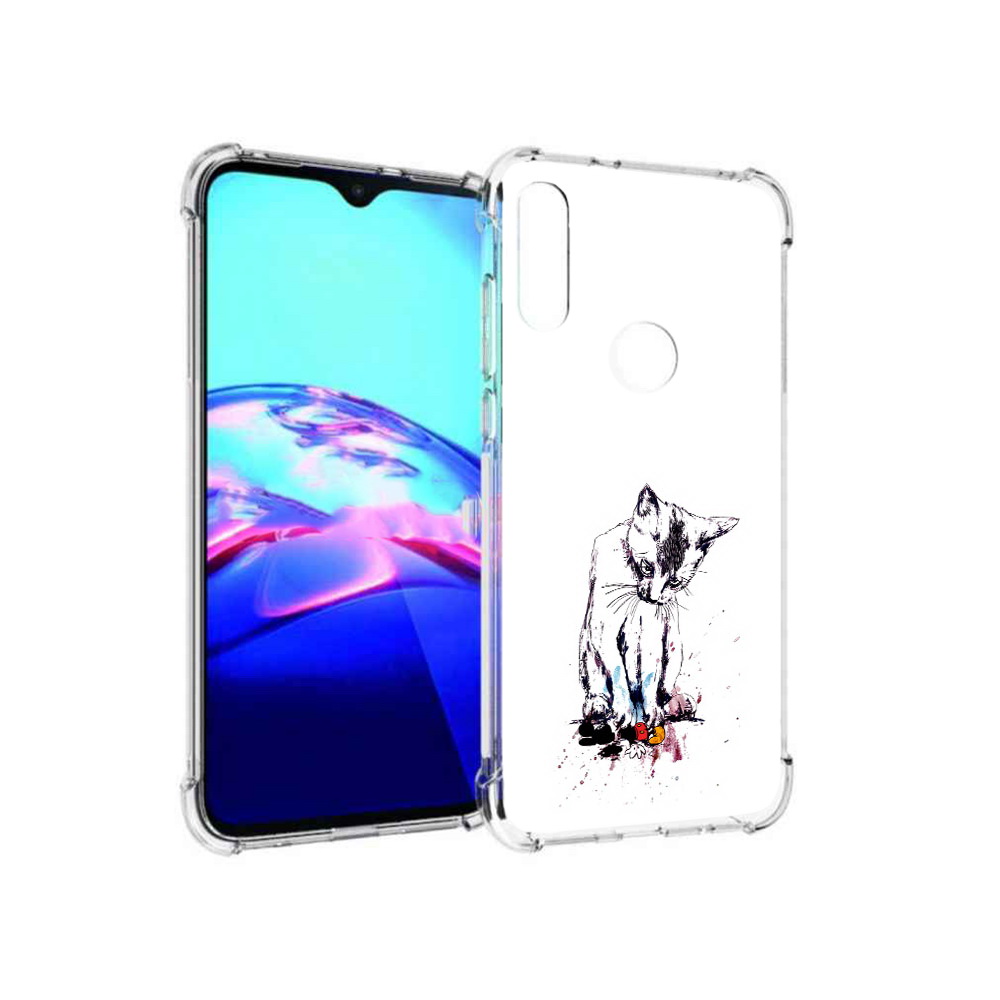 

Чехол MyPads Tocco для Motorola Moto E кот и микки (PT227064.345.399), Прозрачный, Tocco