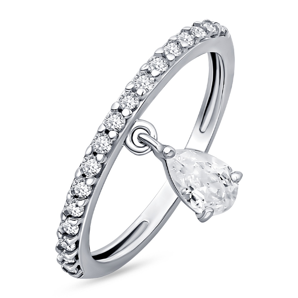 

Кольцо из серебра р. , 585Gold 701013745, фианит, 701013745