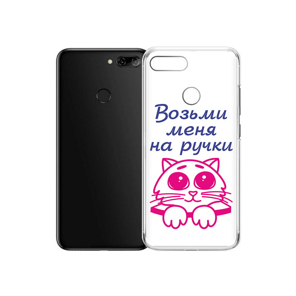 

Чехол MyPads Tocco для Alcatel 1S мяу (PT227137.662.491), Прозрачный, Tocco