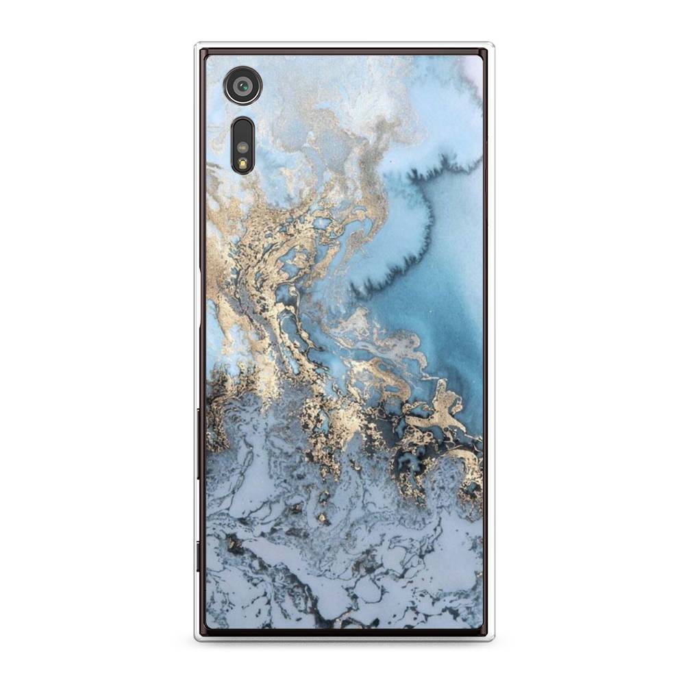 

Чехол Awog на Sony Xperia XZ "Морозная лавина синяя", 51450-3