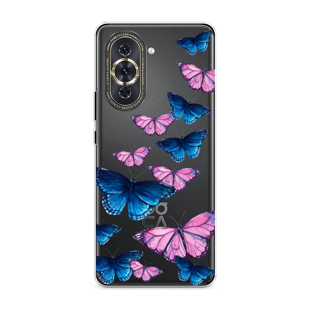 

Чехол Awog на Huawei Nova 10 Pro "Полет бабочек", Разноцветный, 6109050-2