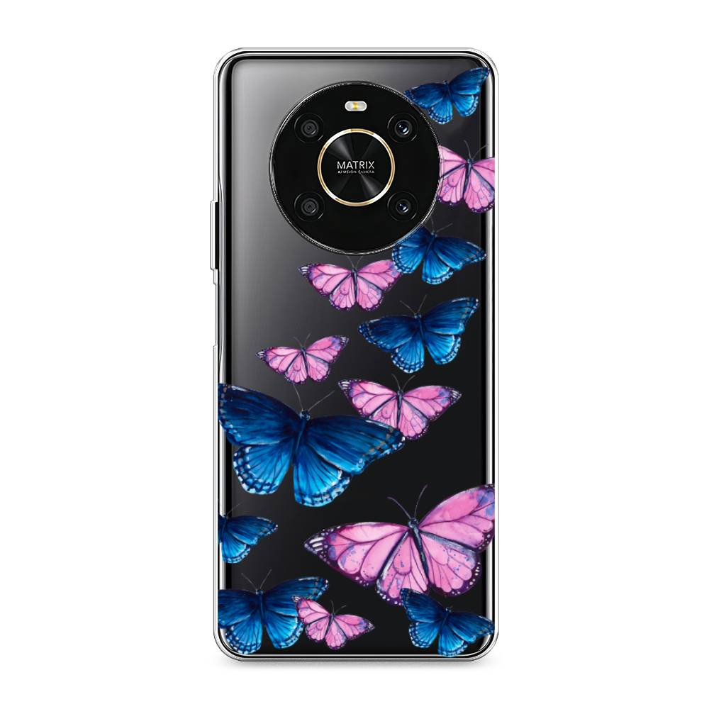 фото Силиконовый чехол "полет бабочек" на honor x9 awog