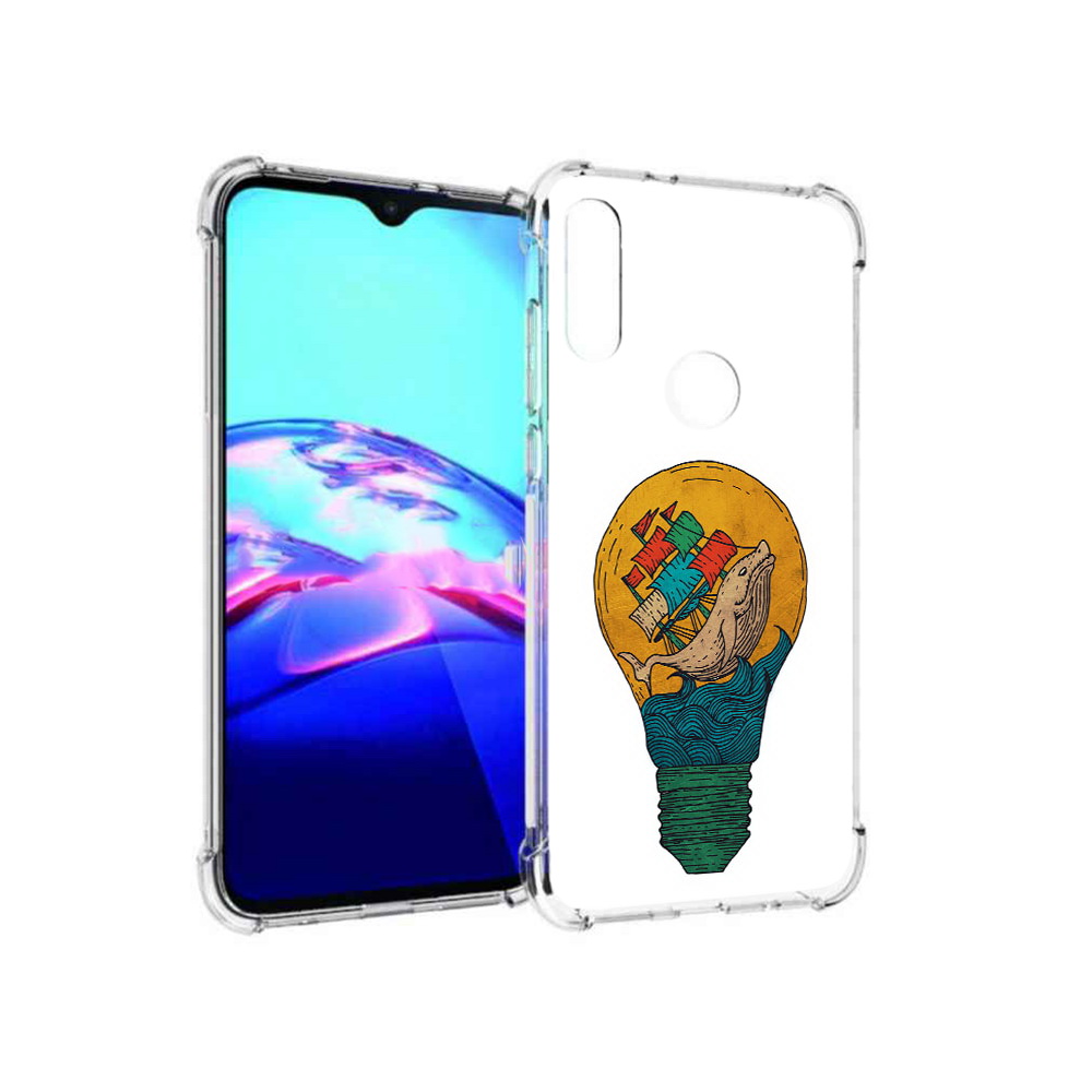 Чехол MyPads Tocco для Motorola Moto E кит в лампочке с парусами (PT227064.345.387)
