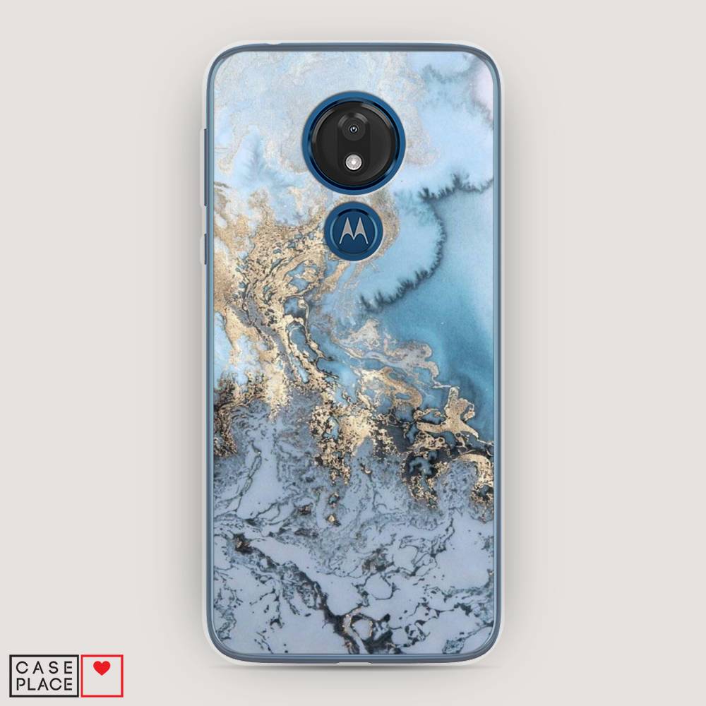

Чехол Awog на Motorola Moto G7 / Моторола Мото G7 "Морозная лавина синяя", 241150-3