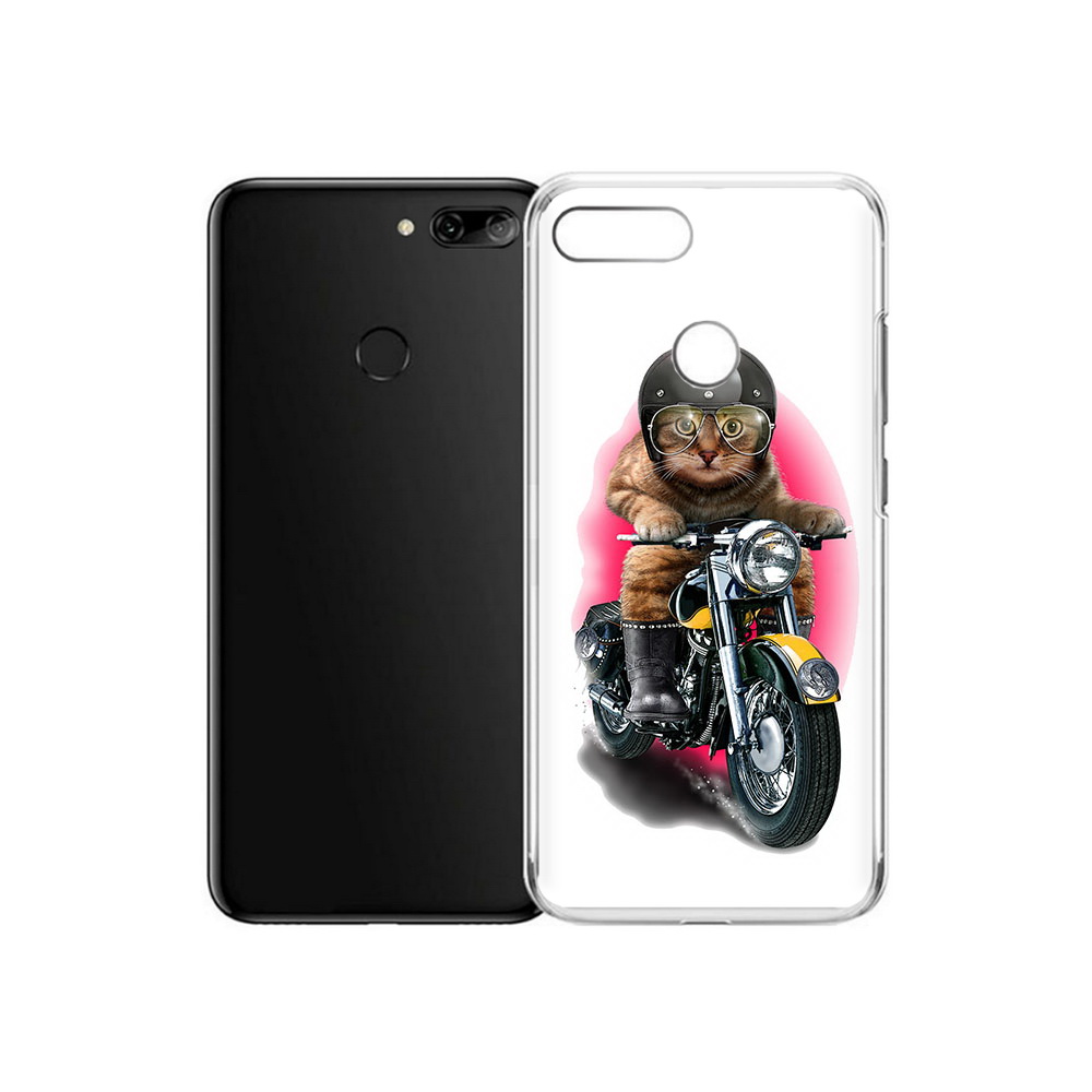 

Чехол MyPads Tocco для Alcatel 1S мото-кот (PT227137.662.485), Прозрачный, Tocco