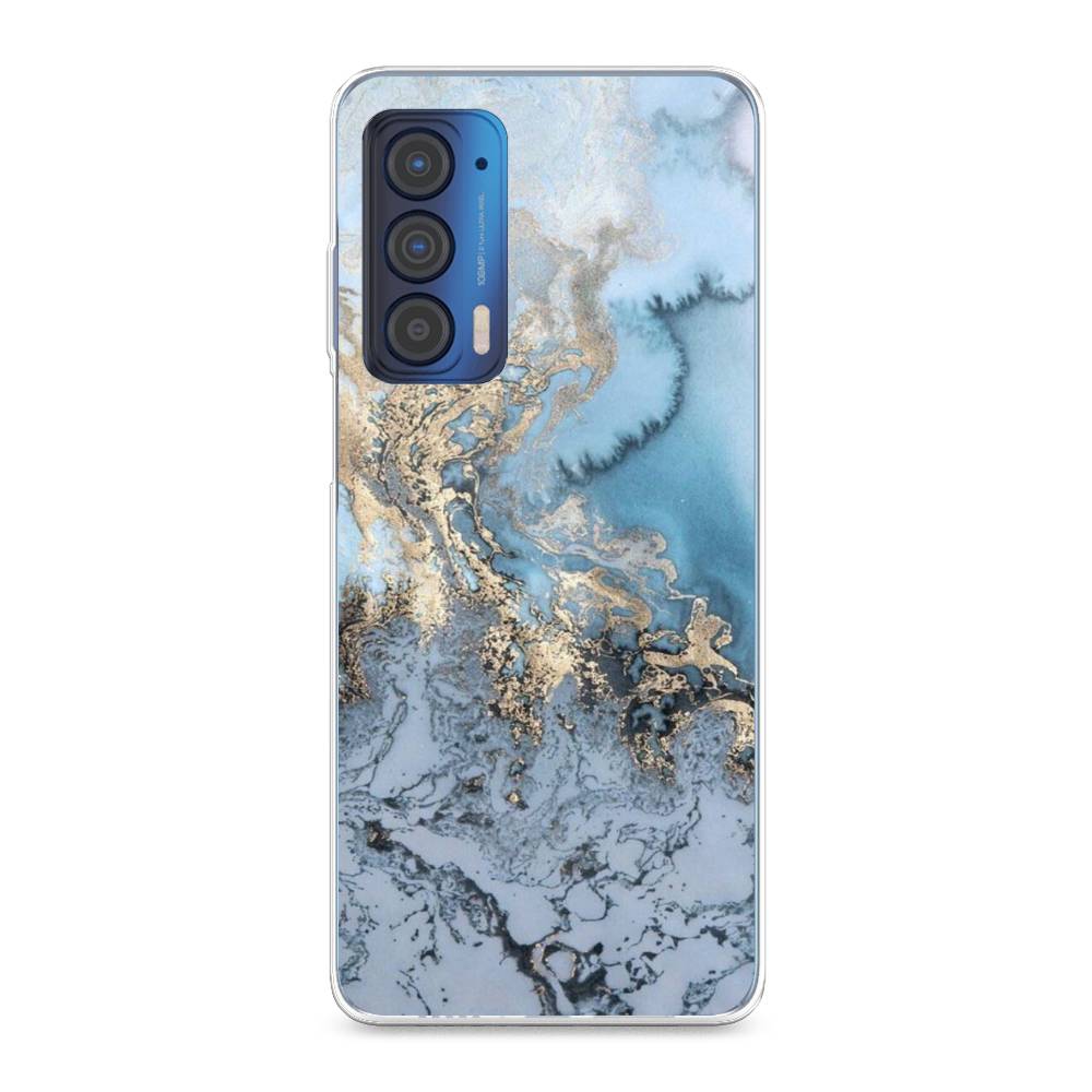 

Чехол Awog на Motorola Edge (2021) "Морозная лавина синяя", Разноцветный, 242950-3