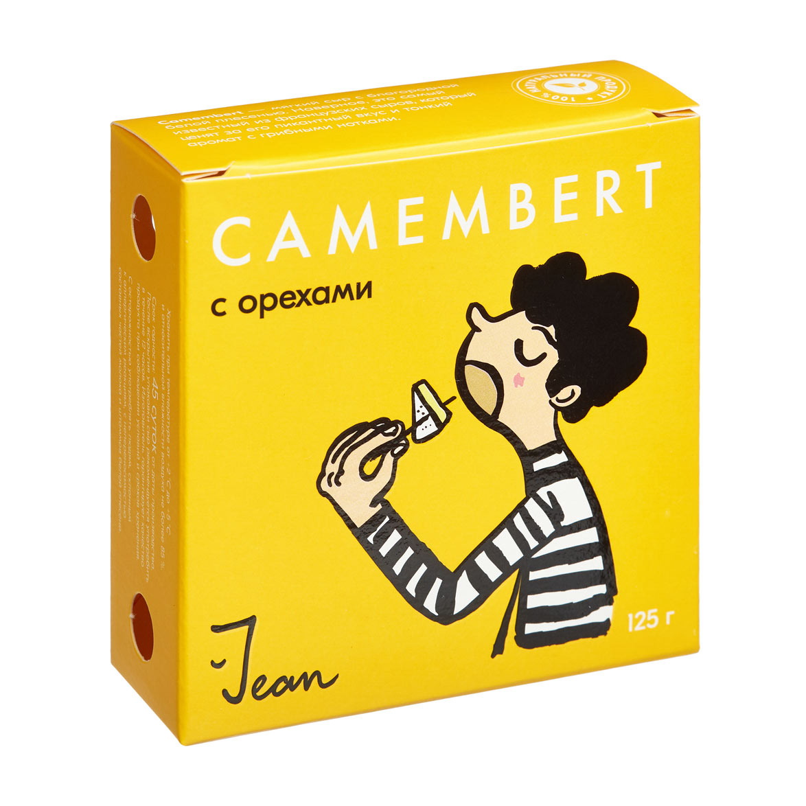 Сыр мягкий Jean Camembert aux Noix 125 г