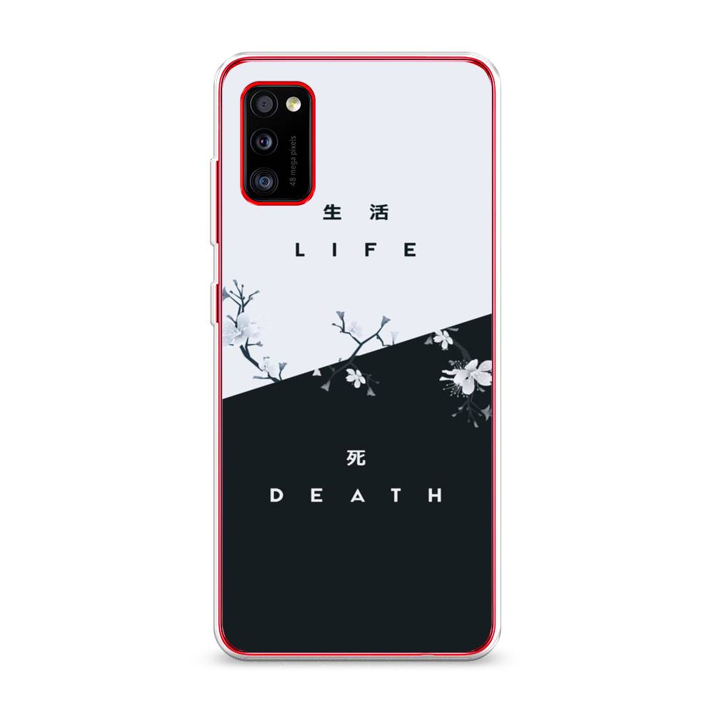 фото Силиконовый чехол "life and death" на samsung galaxy a41 awog