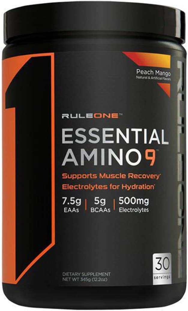 Аминокислотный комплекс без кофеина RULE ONE Essential Amino 9 Персик-манго, 345 г