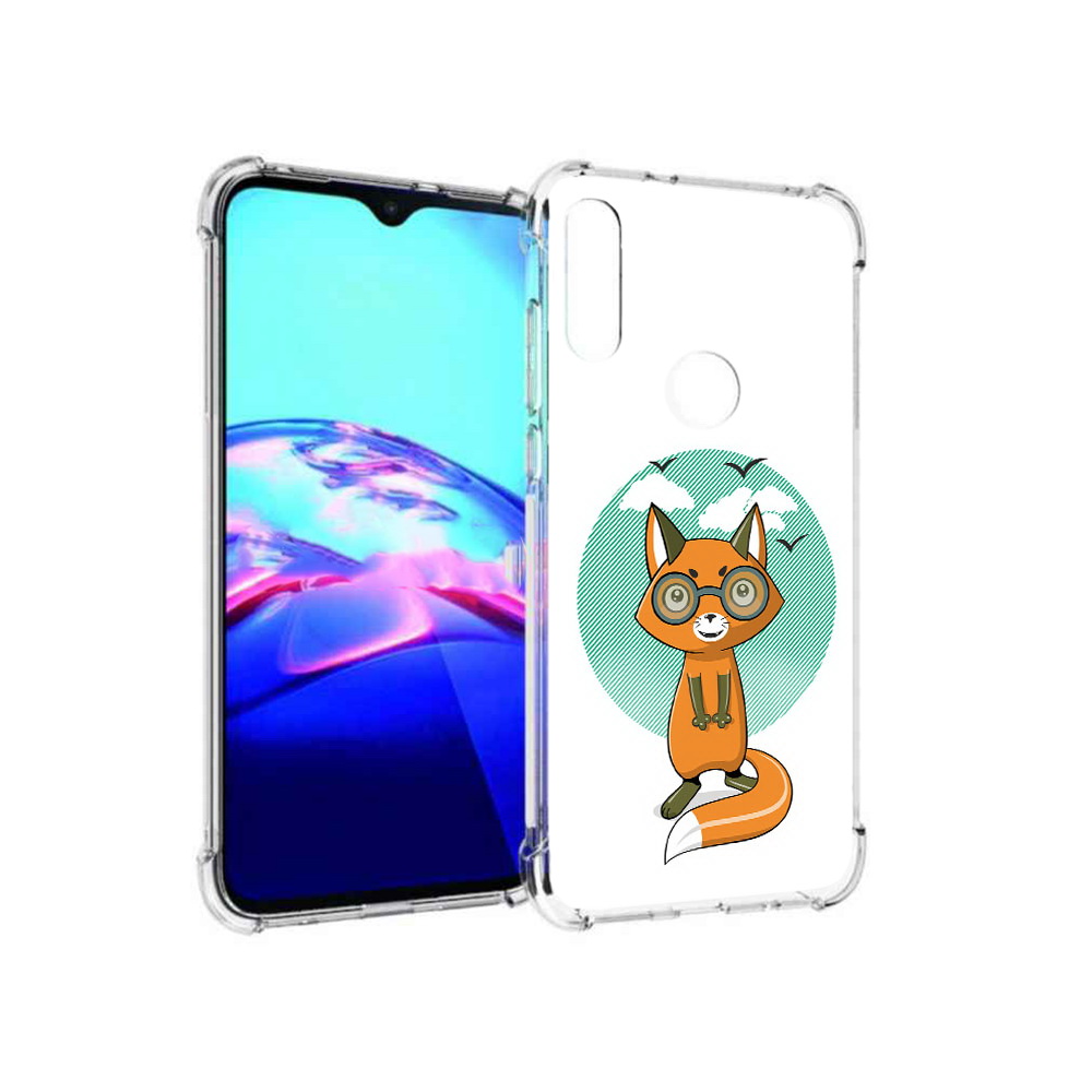 

Чехол MyPads Tocco для Motorola Moto E задумчивая лиса (PT227064.345.348), Прозрачный, Tocco