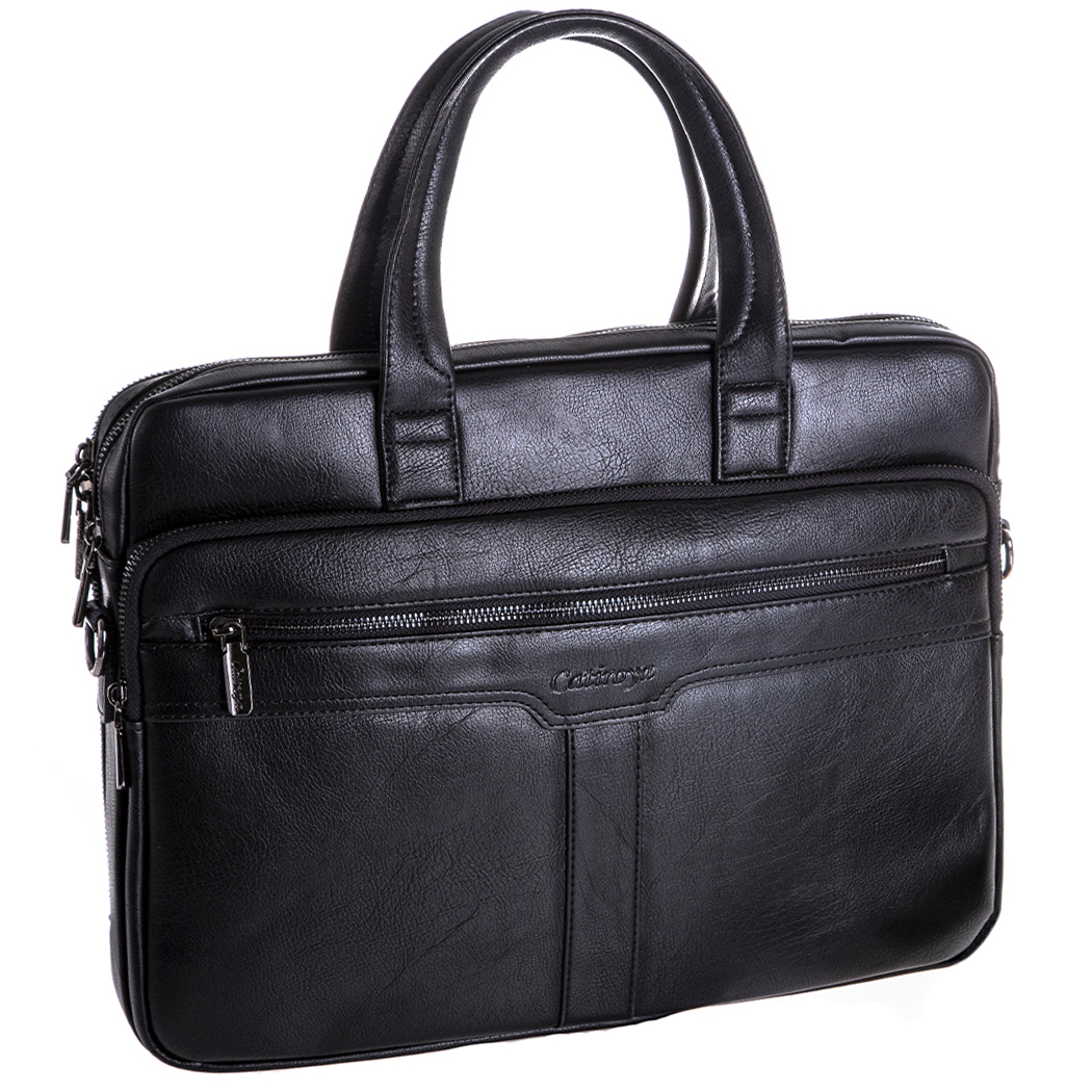 Сумка мужская CATIROYA OFFICE22, черный глянцевый
