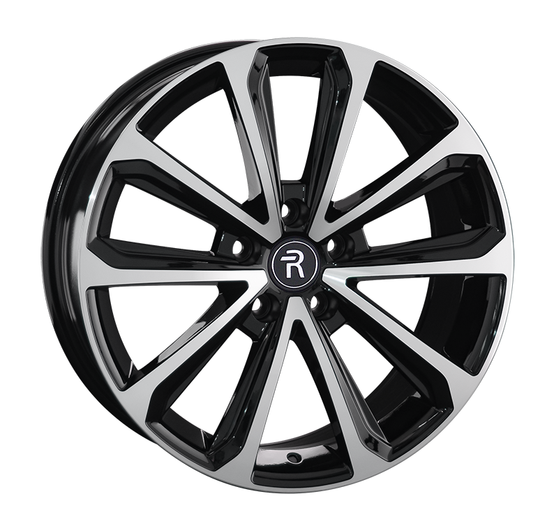

Колесный диск Replay, HV66 8x18/5x114.3ET37 66.6 Bkf, Черный;серебристый