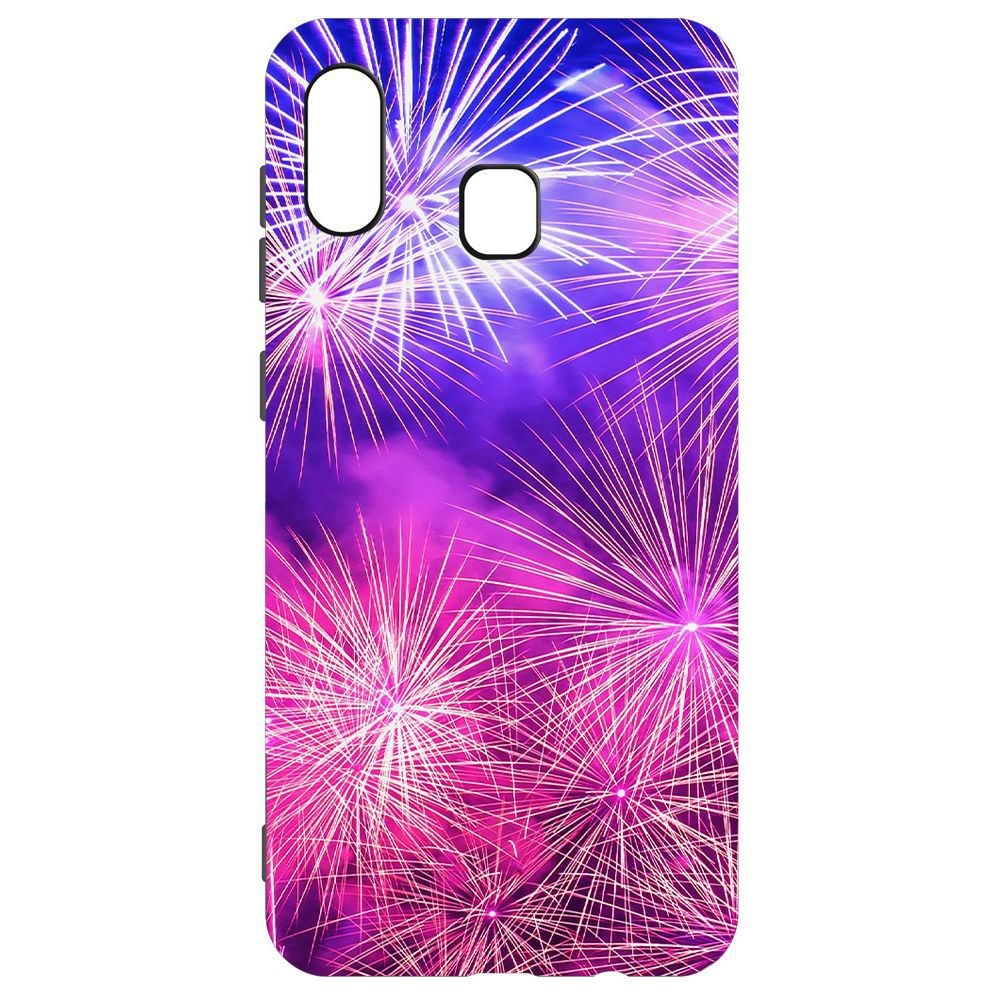 

Чехол-накладка Krutoff Софт Кейс Салют для Samsung Galaxy A30 (A305) черный