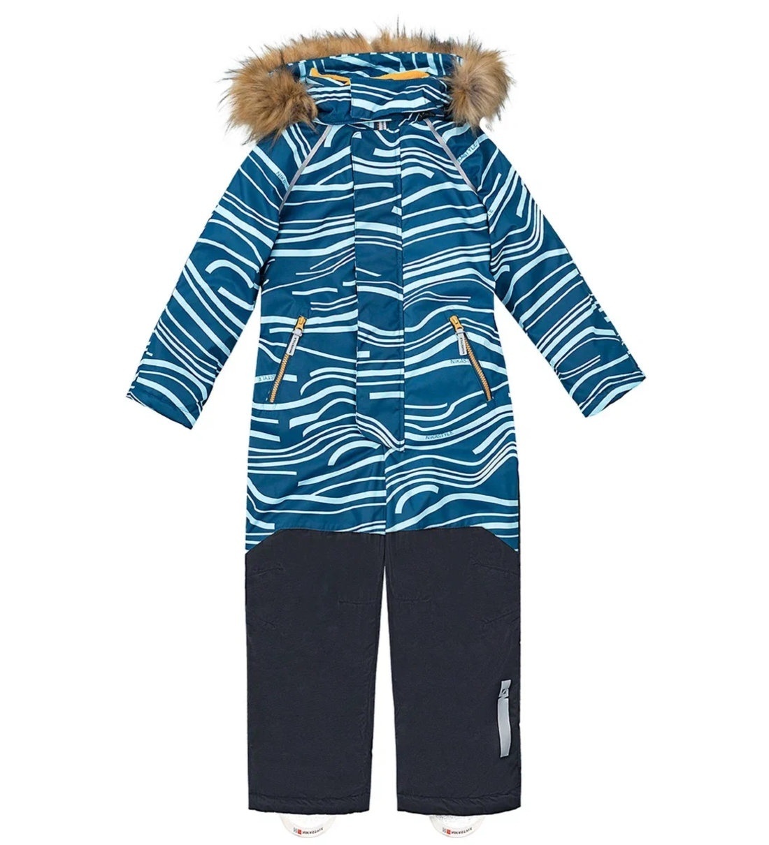 фото Комбинезон детский nikastyle 8з1522 цв. бирюзовый; голубой р. 140