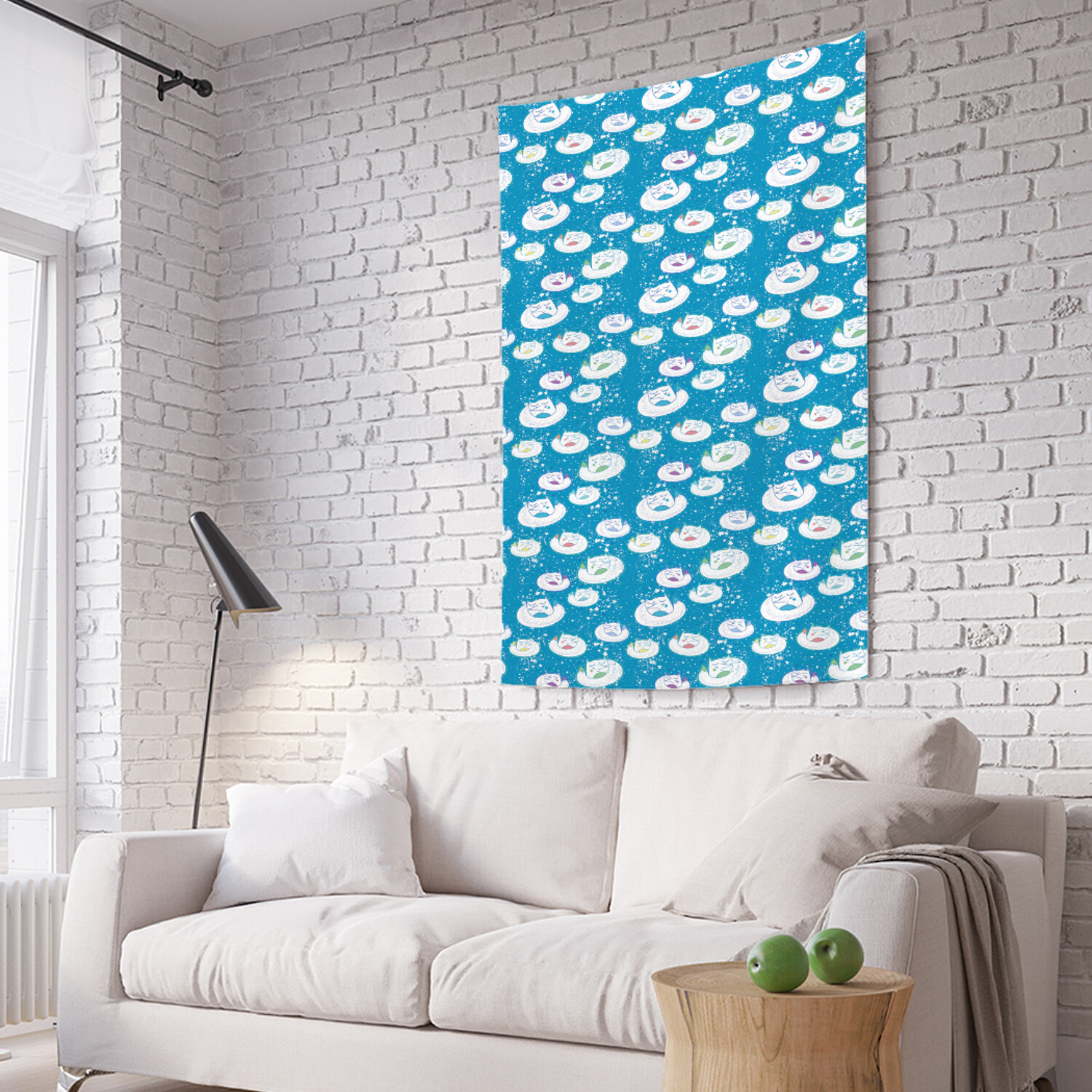 

Вертикальное фотопанно на стену JoyArty Спящий кот 150x200 см, Спящий кот