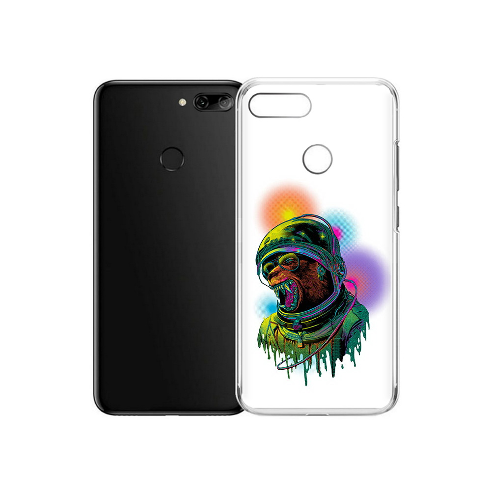 

Чехол MyPads Tocco для Alcatel 1S медведь космонавт (PT227137.662.466), Прозрачный, Tocco