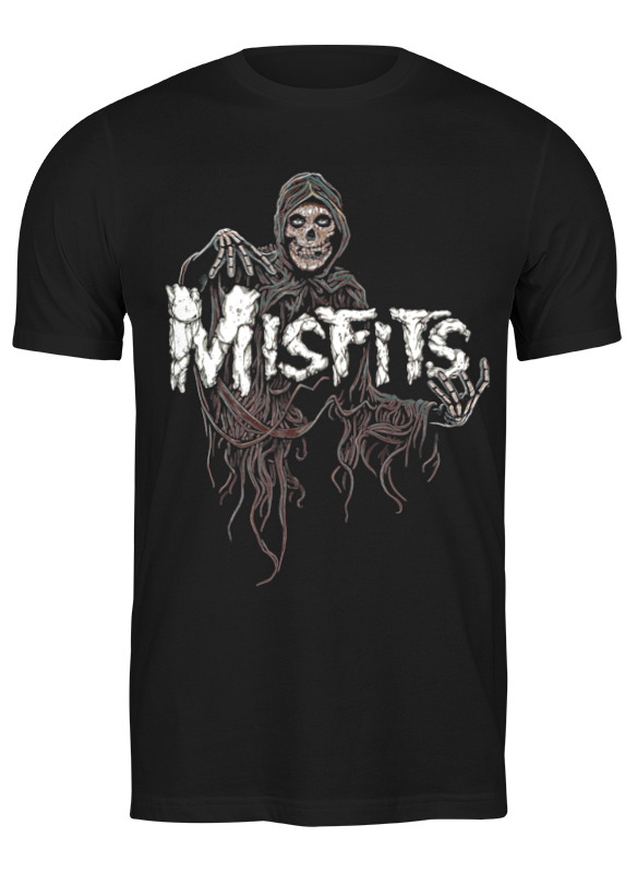 

Футболка мужская Printio Misfits band черная S, Черный, Misfits band