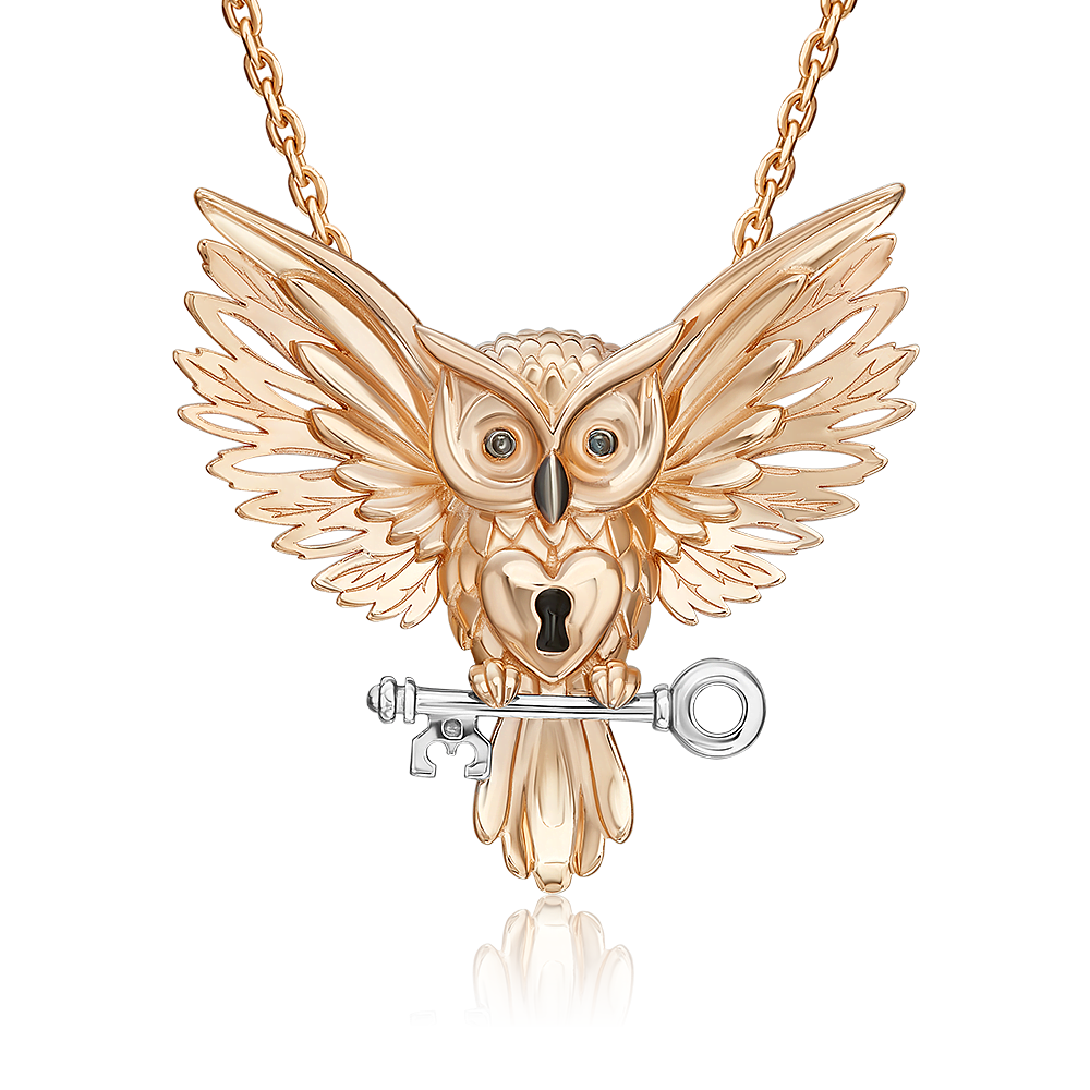 

Подвеска из золота PLATINA jewelry 03-3547-00-000-1111, эмаль, 03-3547-00-000-1111