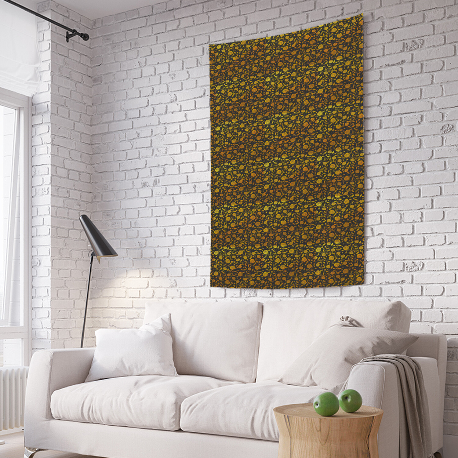 

Вертикальное фотопанно на стену JoyArty Решетка роз 150x200 см, Решетка роз