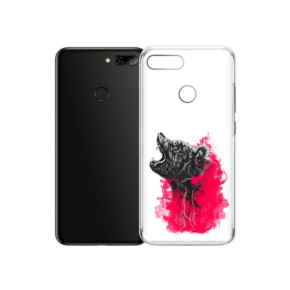 

Чехол MyPads Tocco для Alcatel 1S медведь в дымке (PT227137.662.463), Прозрачный, Tocco