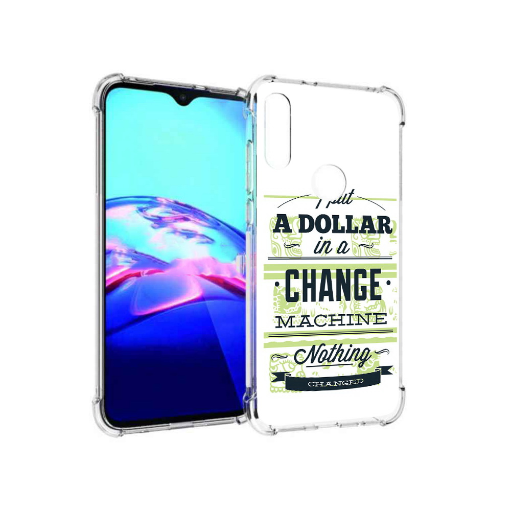 

Чехол MyPads Tocco для Motorola Moto E доллар надпись (PT227064.345.336), Прозрачный, Tocco