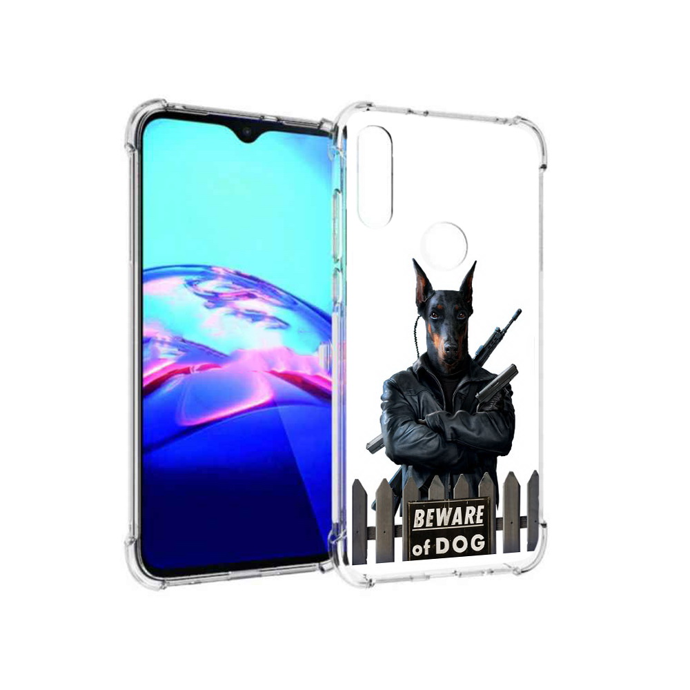 

Чехол MyPads Tocco для Motorola Moto E доберман (PT227064.345.332), Прозрачный, Tocco