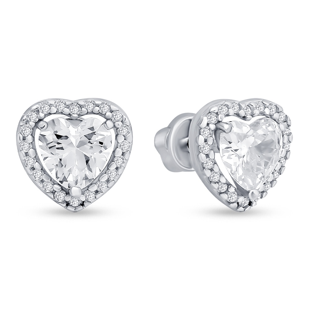 

Серьги из серебра 585Gold 702011727, фианит, 702011727