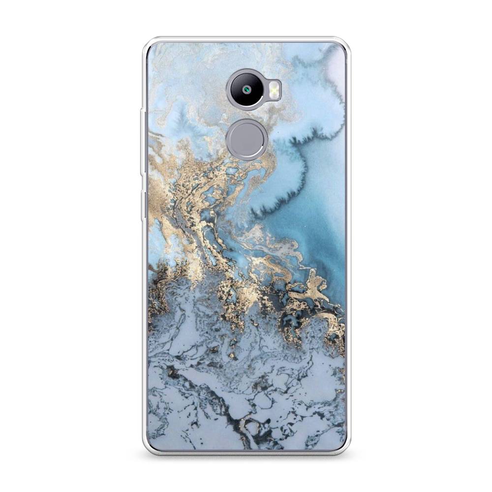

Чехол Awog на Xiaomi Redmi 4 "Морозная лавина синяя", Разноцветный, 31150-3