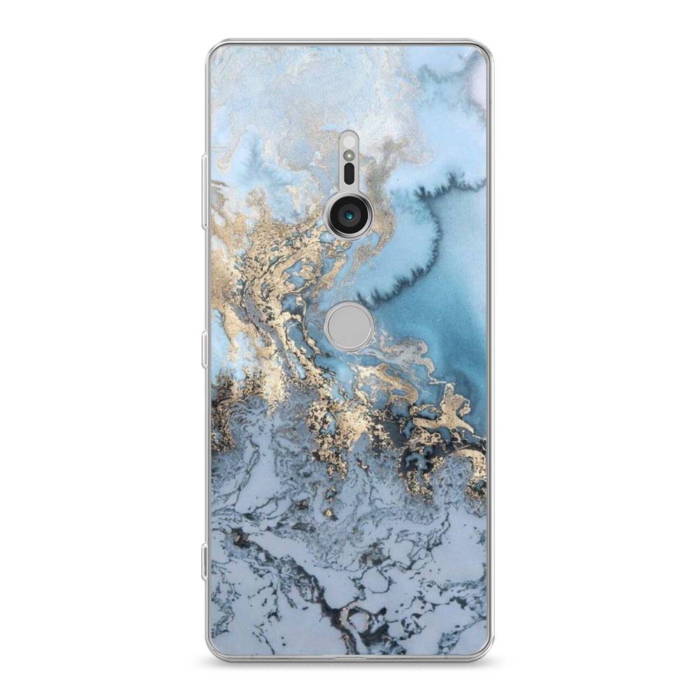 

Чехол Awog на Sony Xperia XZ3 "Морозная лавина синяя", 53650-3