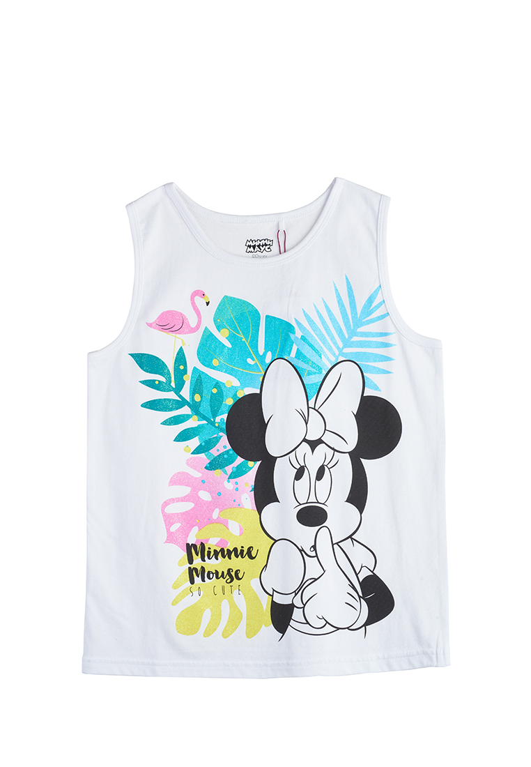 фото Топ детский minnie mouse ss20lm2001350 белый р.134