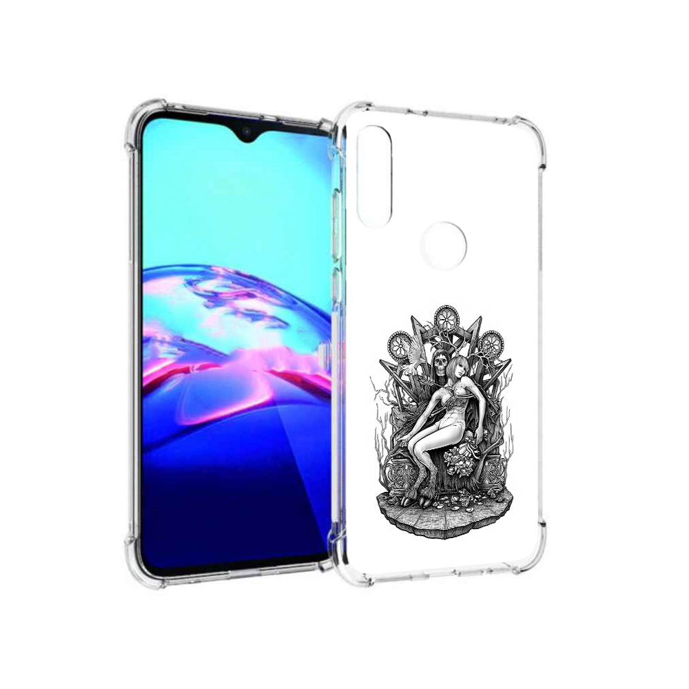 

Чехол MyPads Tocco для Motorola Moto E девушка на троне (PT227064.345.309), Прозрачный, Tocco