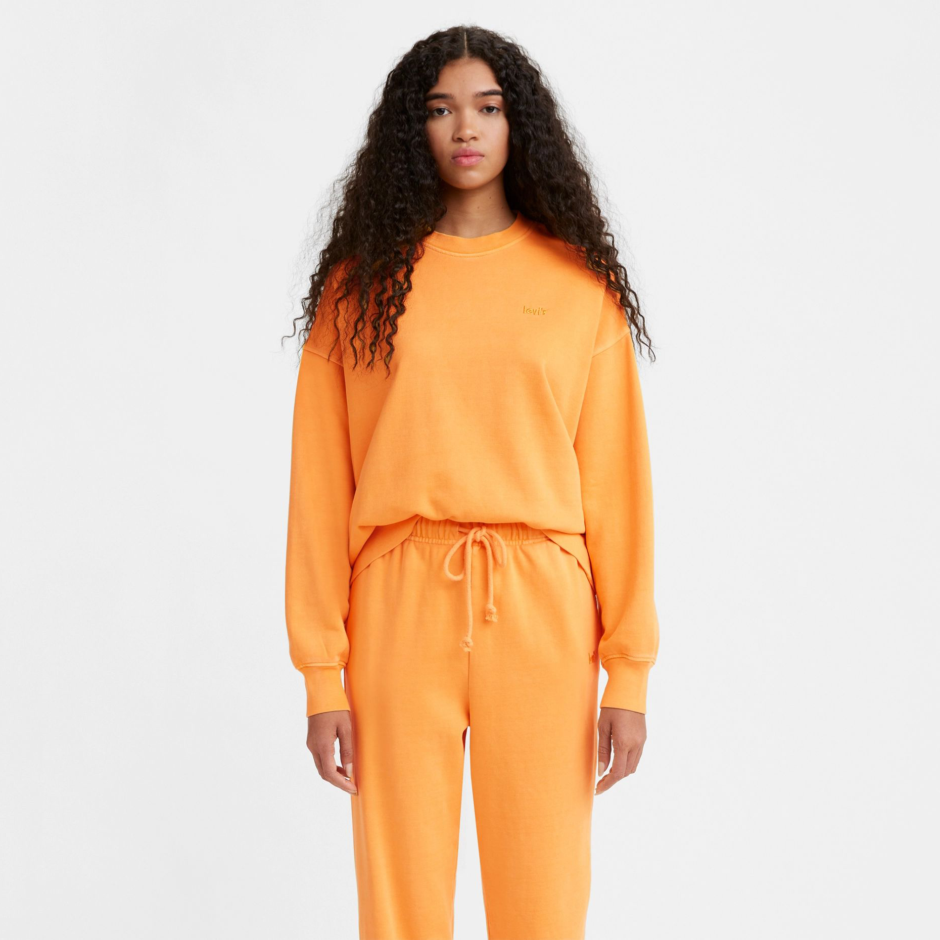 

Свитшот женский Levi's Wfh Sweatshirt оранжевый M, Wfh Sweatshirt