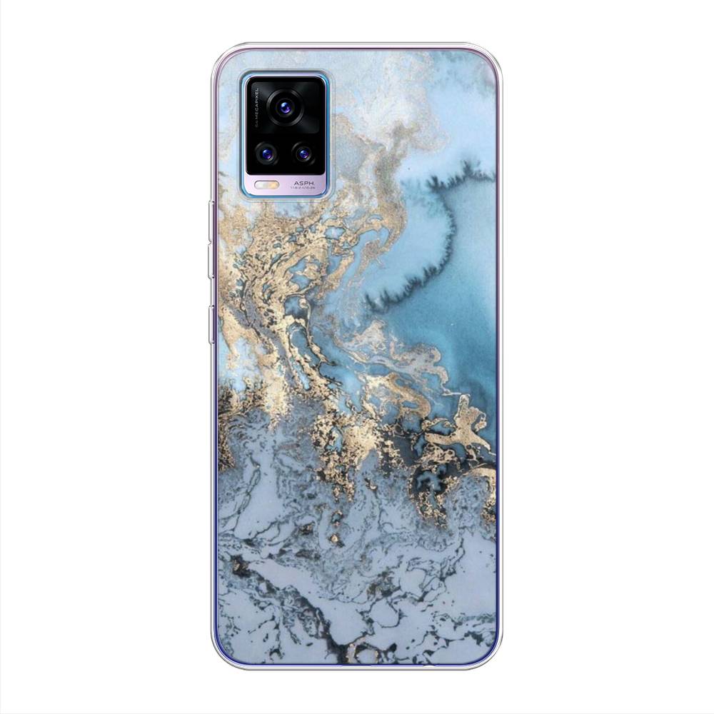 

Чехол Awog на Vivo V20 "Морозная лавина синяя", Разноцветный, 263350-3