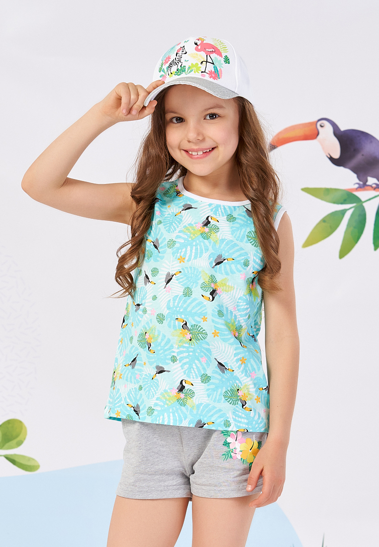 Топ детский Max&jessi SS21C59101619 разноцветный р.98