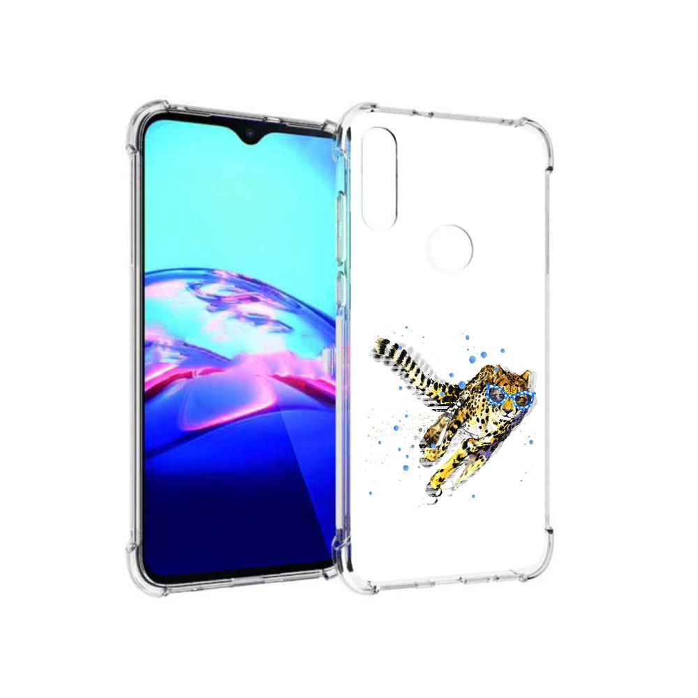

Чехол MyPads Tocco для Motorola Moto E гепард в очках (PT227064.345.287), Прозрачный, Tocco